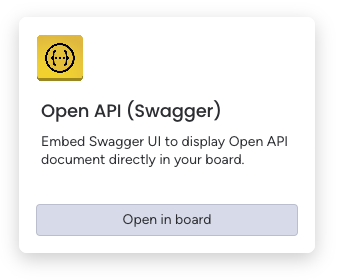 Find Open API (Swagger)